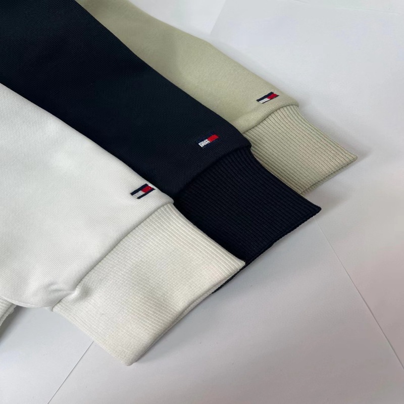 TOMMY汤米23秋冬新款经典字母小标刺绣圆领套头男女情侣款卫衣详情6