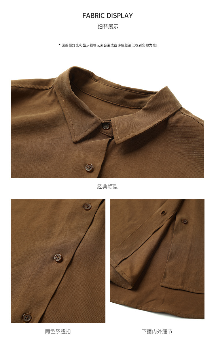 CLEAN simple and high-quality inner layer shirt for women 2024 Thirteen Factories Winter New skin-friendly and Comfortable Shirt 52288 pic 12