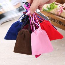 【 Factory Direct Supply 】 Creative retro printed jewelry drawstring cloth bags with drawstring openings. Customized drawstring cloth bags based on provided drawings pic 6