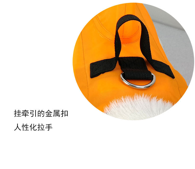 New pet clothing, shark fin dog swimsuits, large and small dog water entertainment fashion swimming pet life jackets pic 10