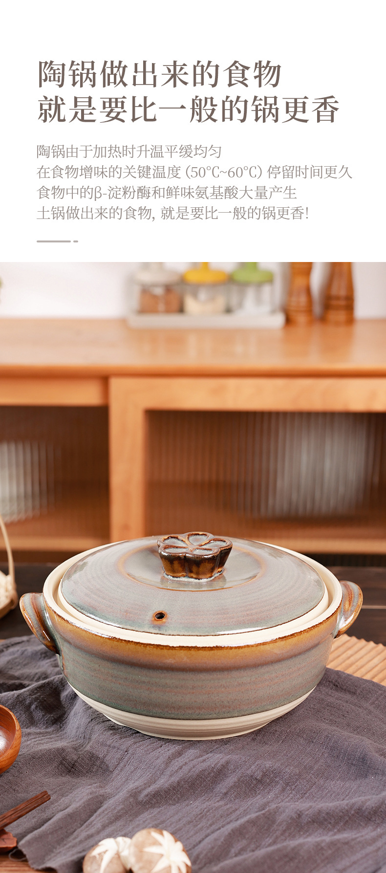 Retro clay pot stew pot for making soup home high-temperature resistant open flame glaze ceramic pot soup 煲仔饭 special clay pot for making soup pic 9