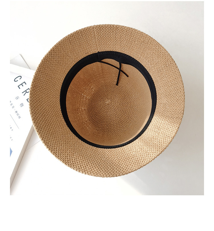 麻花装饰透气渔夫帽子女春夏天百搭遮阳盆帽日系休闲旅游圆顶礼帽详情22
