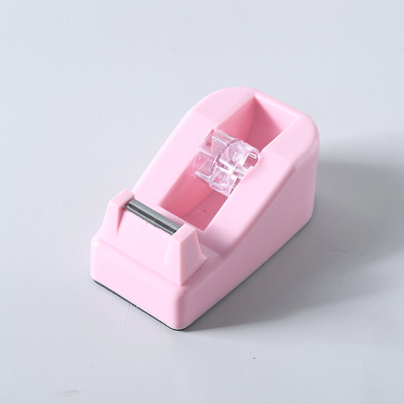 Factory direct supply of macaron-colored desktop small tape seat cross-border special color plastic office creative cutter pic 15