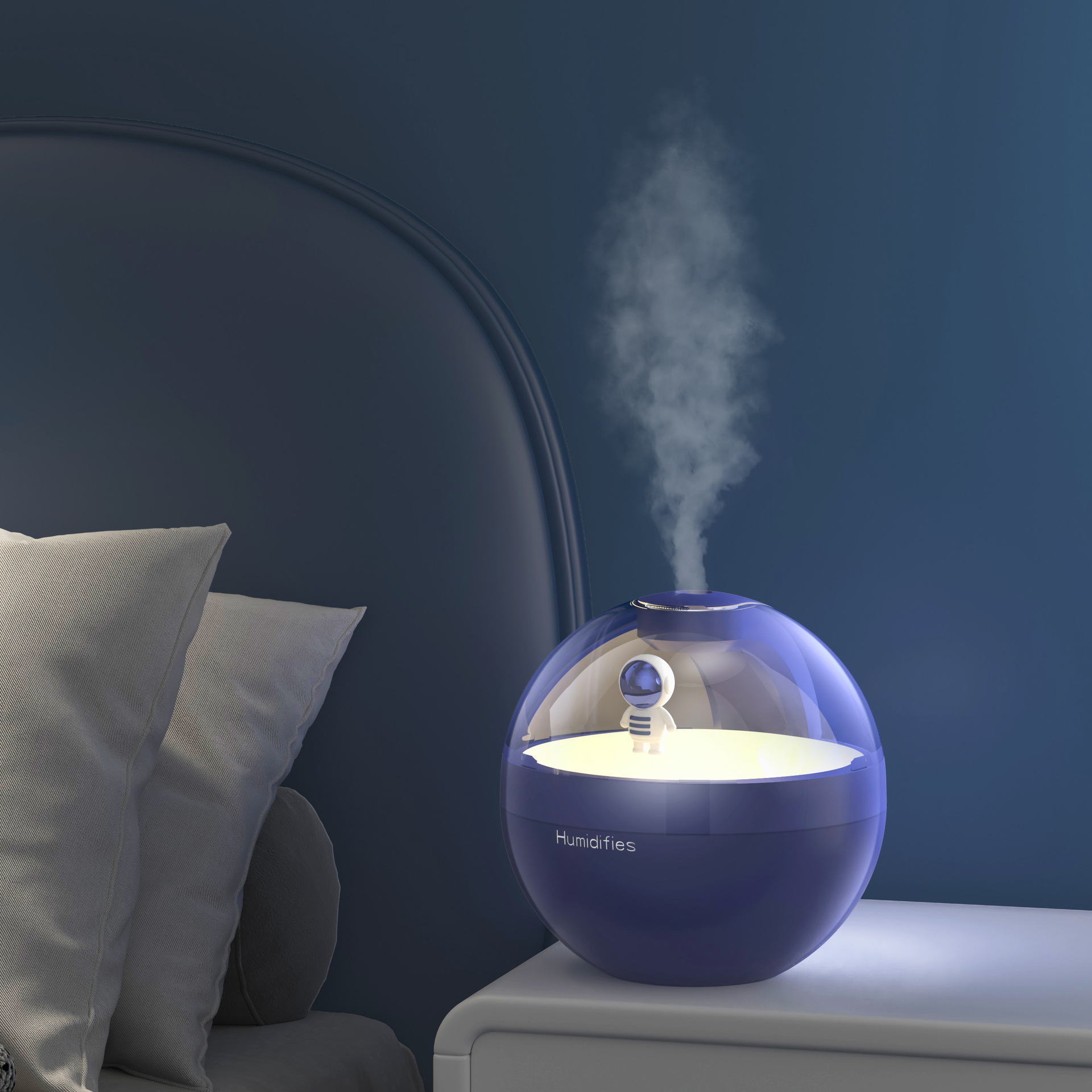 New Poke Ball humidifier, home creative desktop hydrating air spray, Astronaut mini humidifier, cross-border pic 24