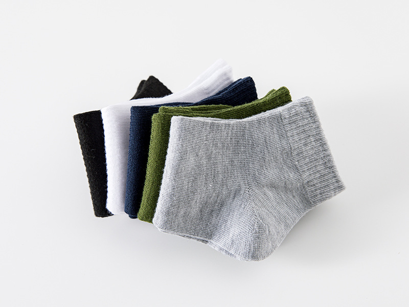 春秋男士中筒袜子纯色袜子束腰运动百搭经典中筒运动袜赠品地摊袜详情6