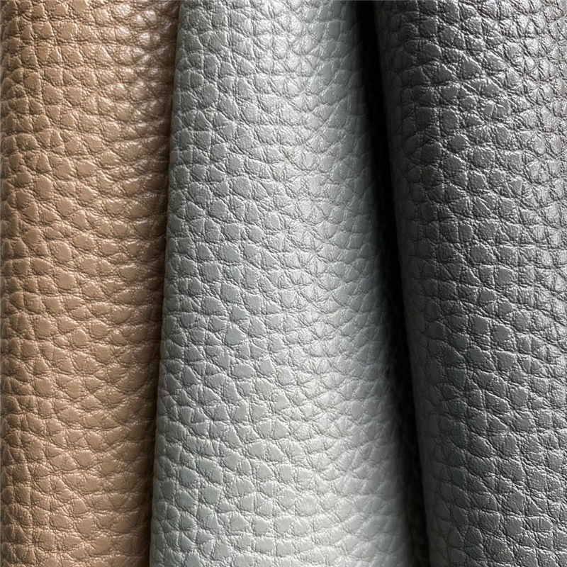 AMS large litchi pattern PVC artificial leather sofa furniture, car seats, soft and hard packaging, background wall decorative leather fabric pic 10