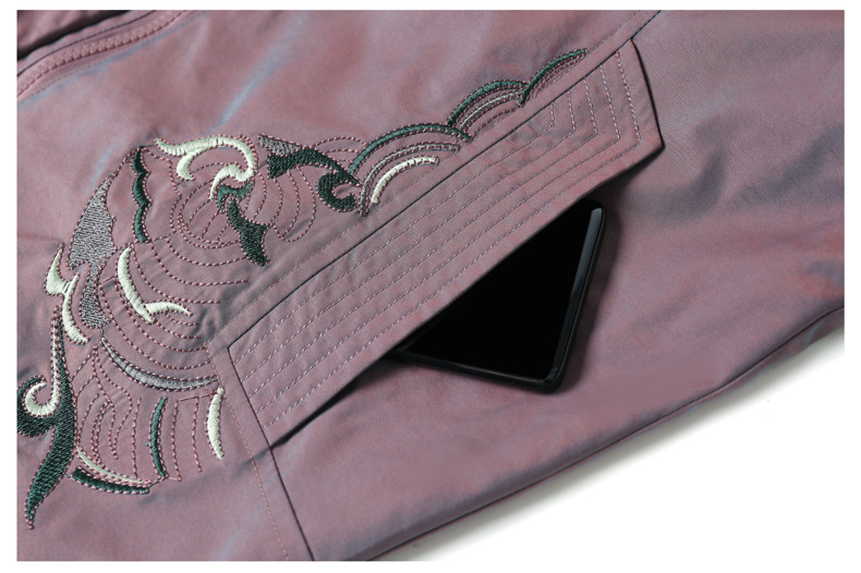 New autumn coats for middle-aged and elderly women, short embroidered jackets for mothers, and hooded windbreakers for middle-aged women pic 38