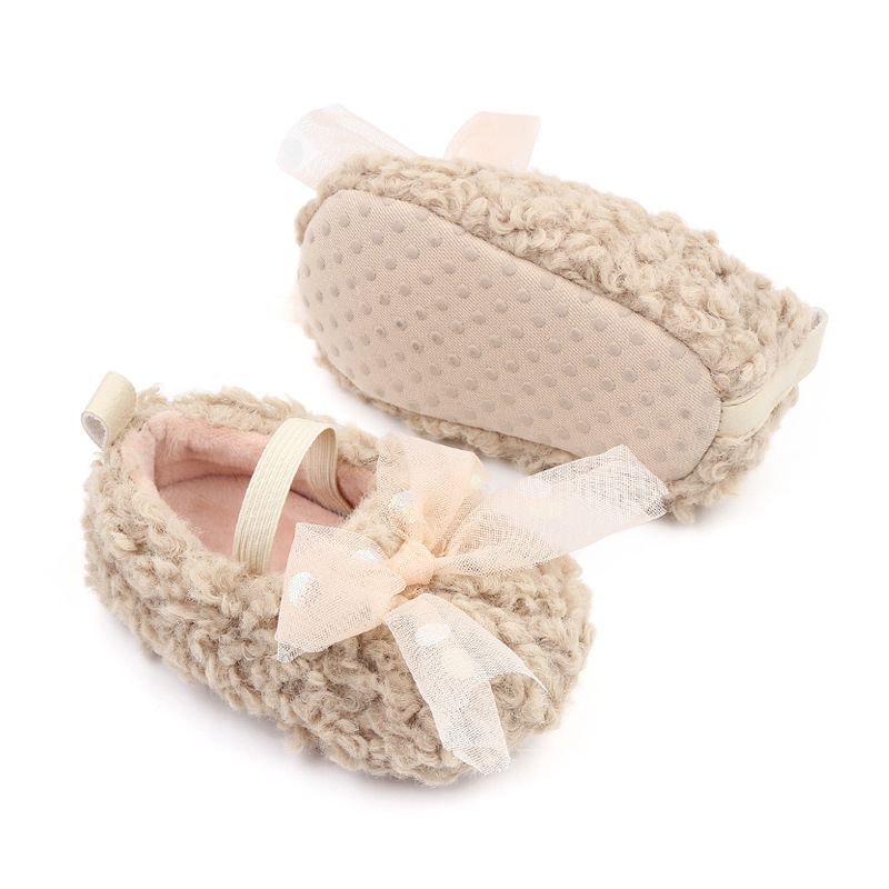 For babies aged 0-1, there are cute cotton shoes. For girls, there are suede princess shoes, shallow elastic cotton shoes, and fluffy shoes for girls. The size is 2750 pic 30