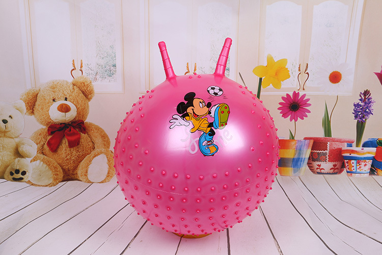 供应多款热销45CM羊角球 加厚按摩羊角球 充气羊角球批发详情27