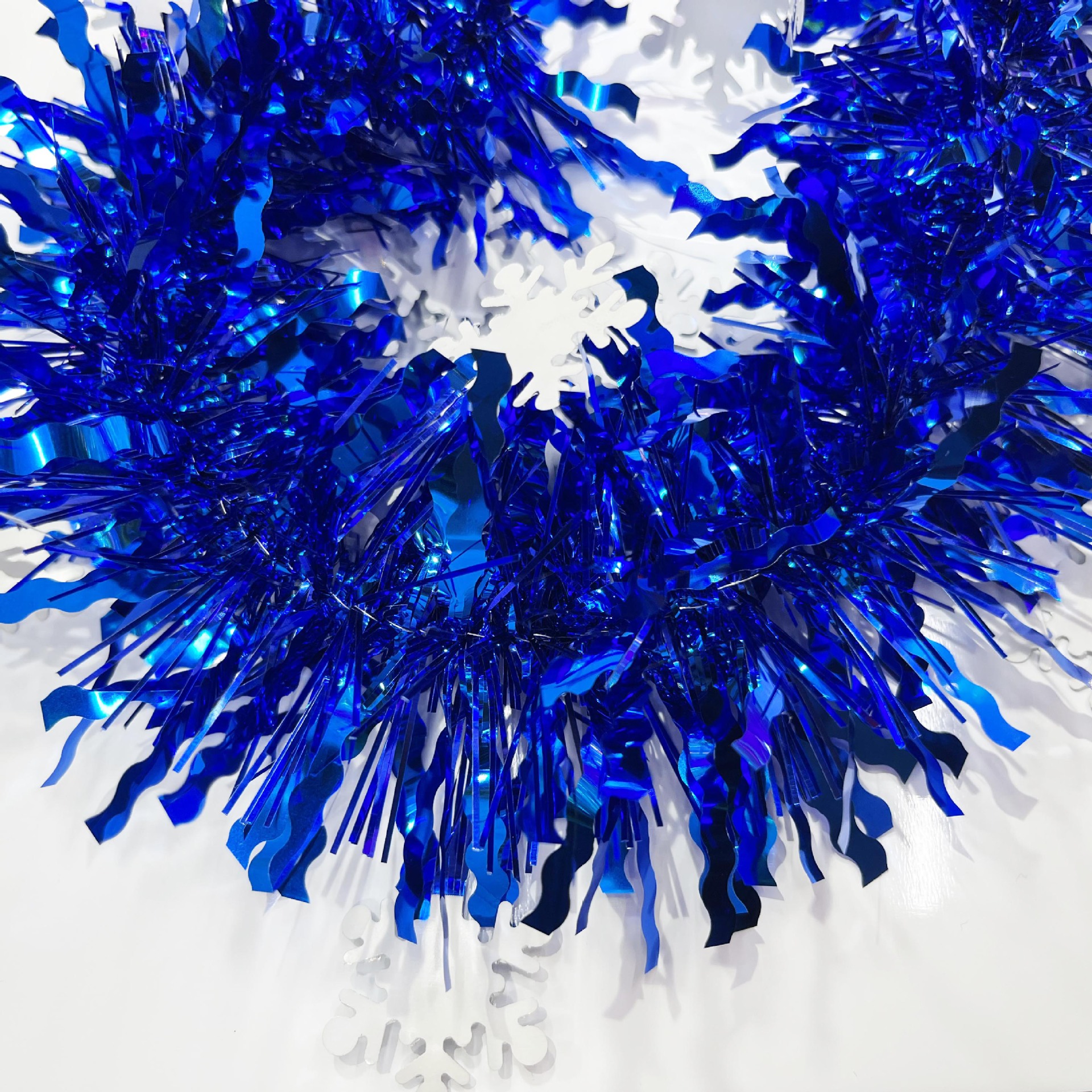 Snowflake woolen strips, Christmas tree decorations, festival wedding room party decorations, birthday woolen strips and colorful strips pic 6