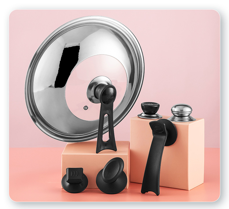 Factory wholesale stainless steel pot LIDS, wok visual combination LIDS, large pot LIDS, household flat-bottomed stir-frying pot LIDS, consignment pic 31