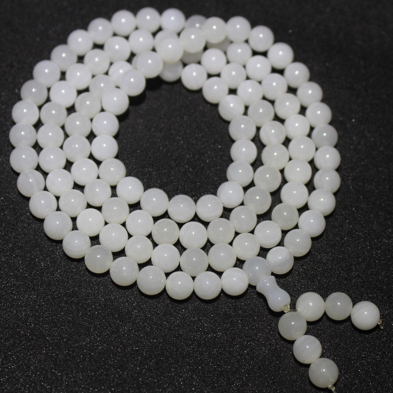 Jade shell bracelet, single-loop couple bracelet, crystal gemstone jewelry, birthday gift for elders, mothers and girlfriends pic 11