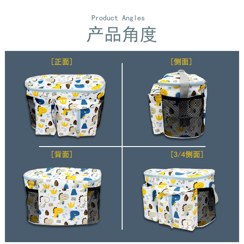 Multi-functional storage mommy bag, stroller outing storage bag pic 5