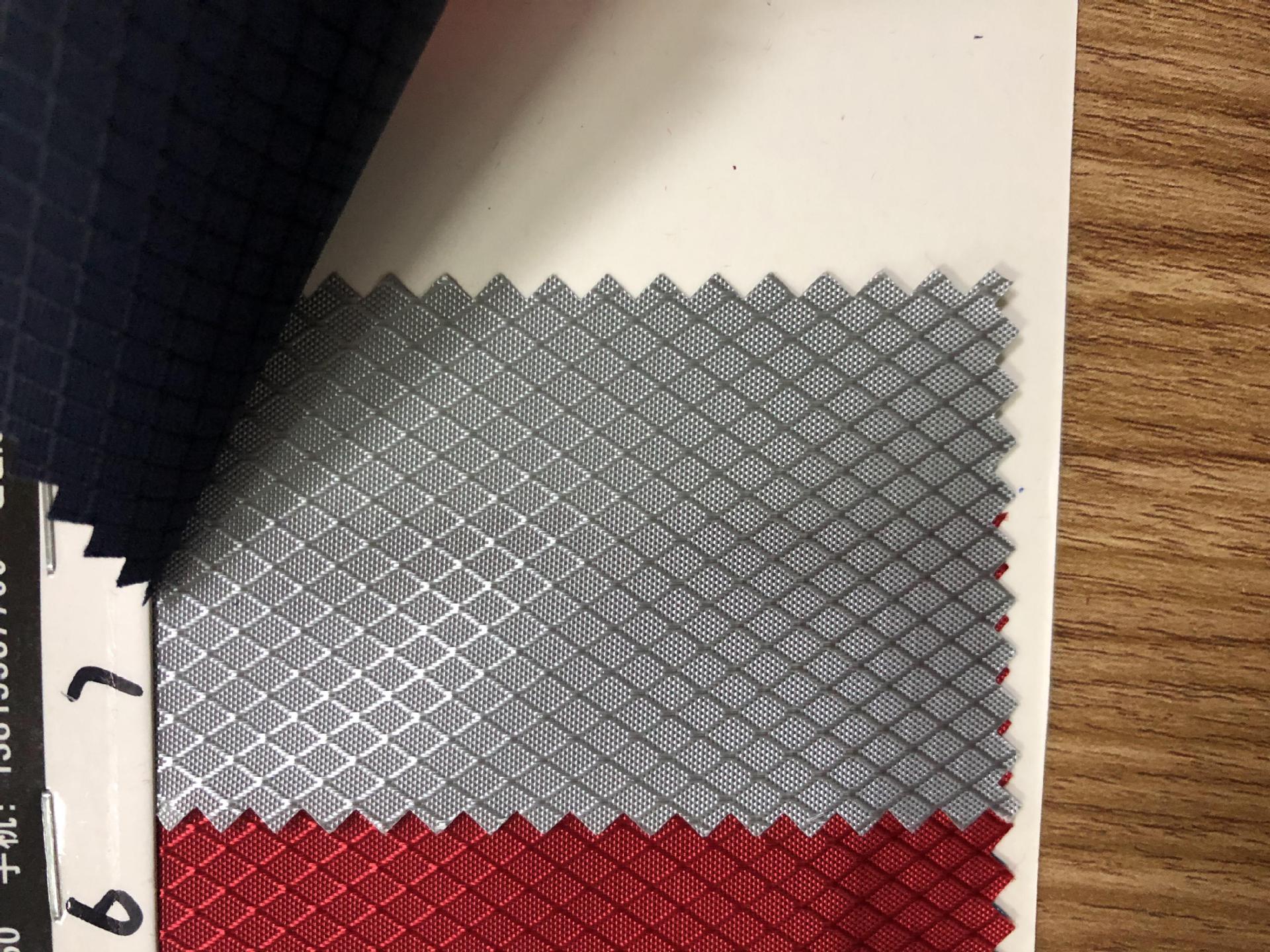 Diamond-shaped checkered PU water-like Oxford cloth for luggage, schoolbags, backpacks, tablecloths, handbags, tents, Oxford cloth fabric wholesale pic 10