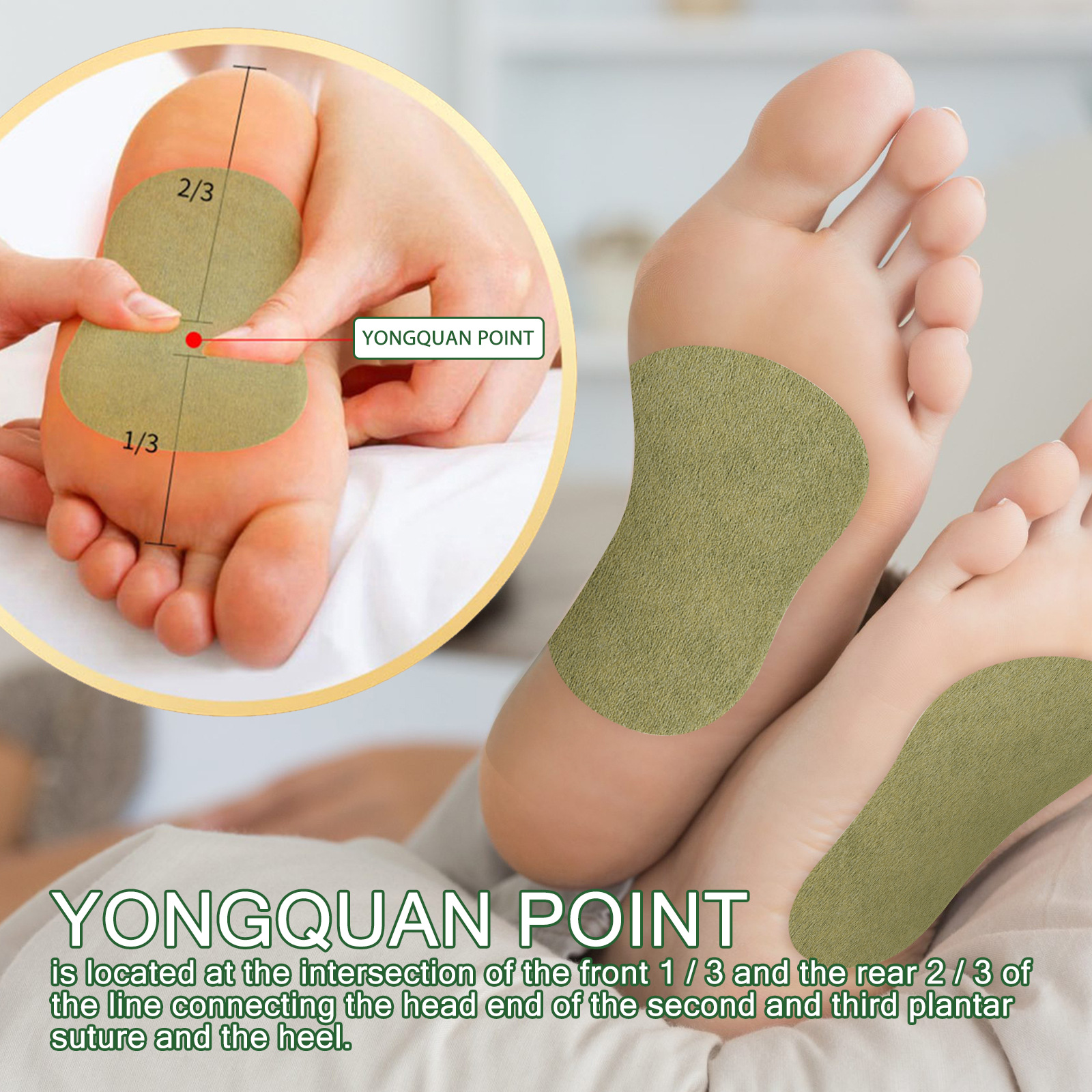 South Moon Mugwort Foot Patches for foot sole dehumidification are exclusively for foreign trade pic 11