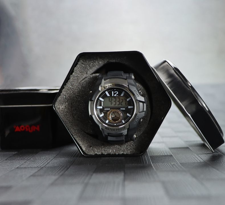 多功能电子手表男孩学生运动防水夜光闹钟酷炫韩版初中学生男女孩详情10