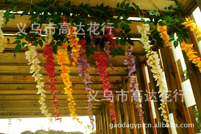 Long-branch delphinium, artificial hyacinth, artificial silk flower, single tall and long-branch wedding flowers for landscape direct sales pic 19