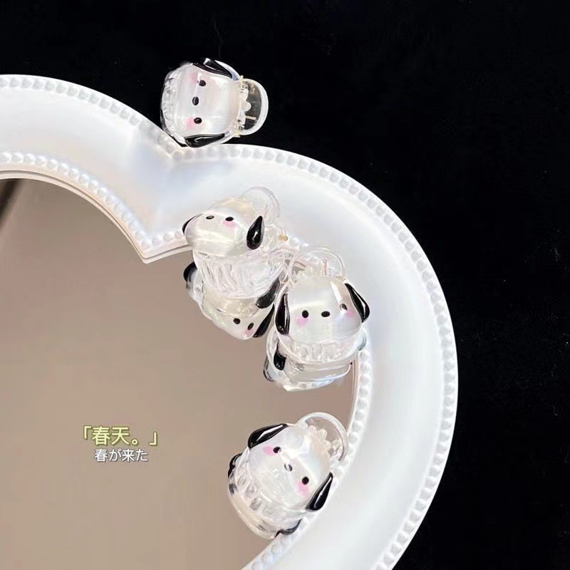Cute Sanrio grab clip, Cinnamon dog Kuromi, girlish student ins cartoon sweet hair grab clip and hair accessory pic 5