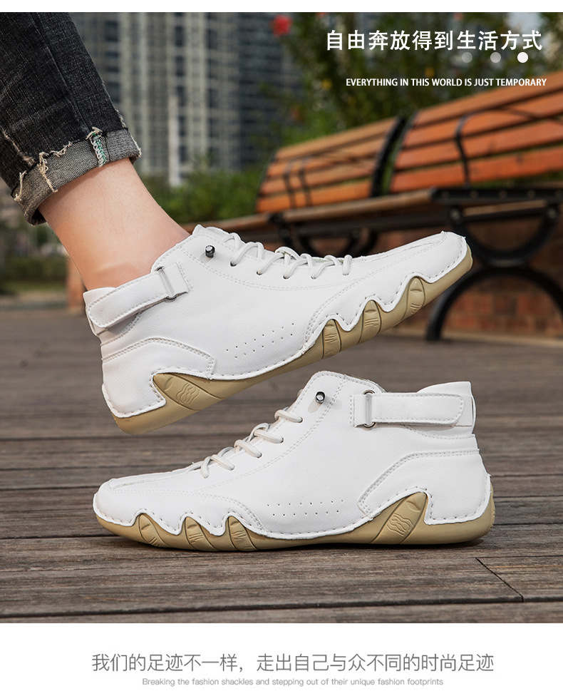 亚马逊热销马丁靴秋冬季跨境爆款高帮八爪鱼男鞋男士休闲短靴子详情11