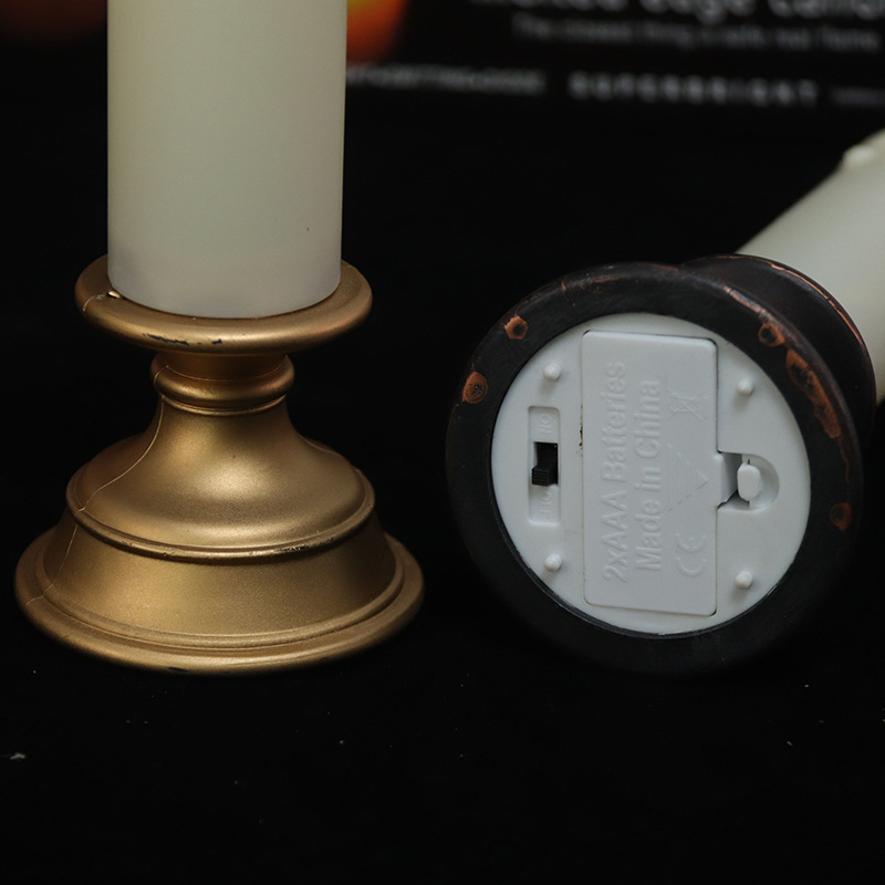 led Christmas creative gifts, plastic candlelight dinner, electronic candles, false flame offering Buddha lamps, simulated swinging candles pic 131