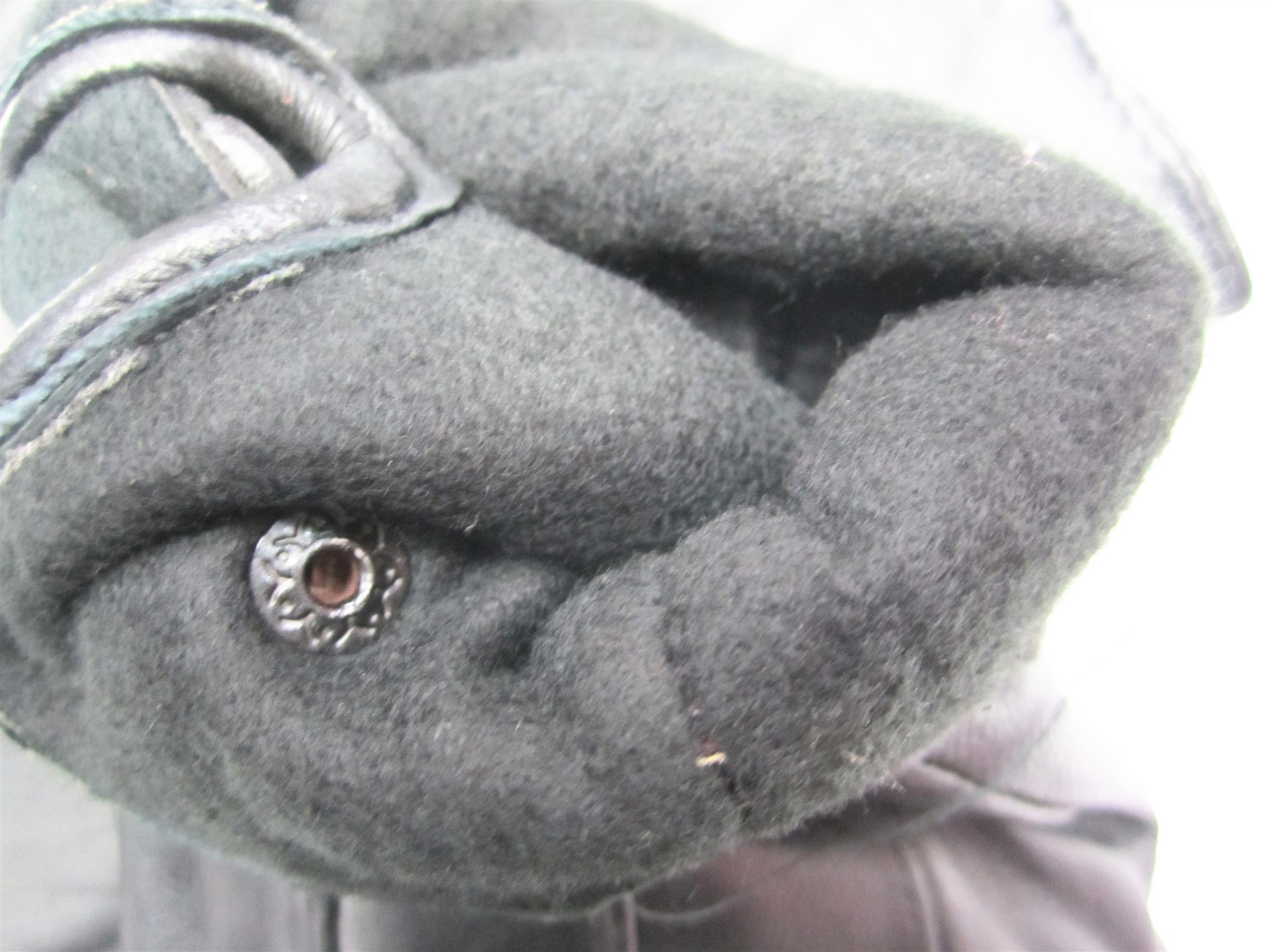 Cross-border genuine leather gloves for men, cyclists, students, Korean version, warm, fleece, thickened cotton, waterproof for driving and riding electric bikes pic 12