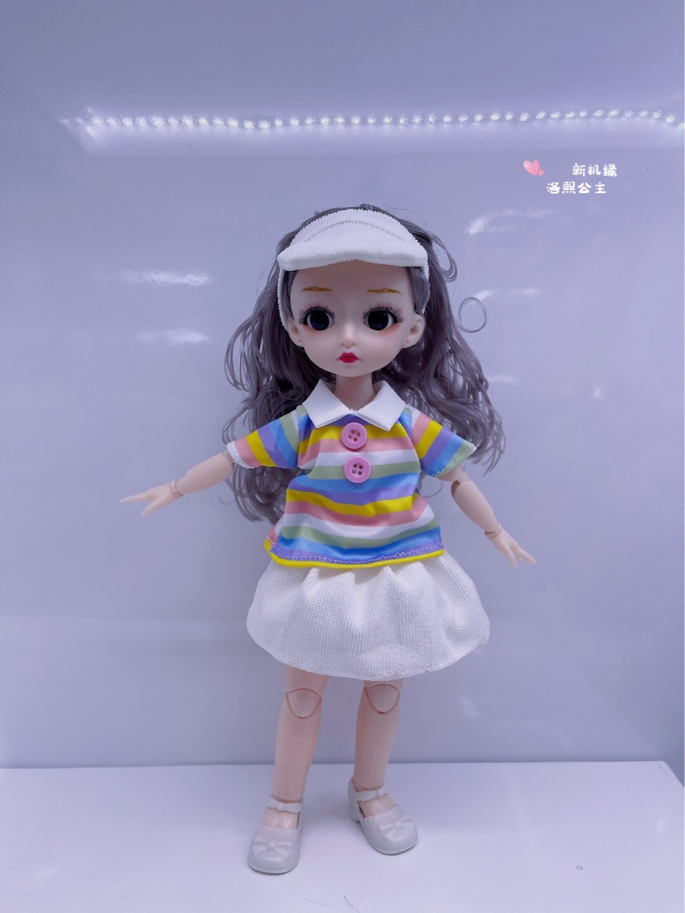 2022新12寸30cm时尚换装芭b比洋娃娃音乐智能唱歌闪灯钥匙扣娃娃详情8