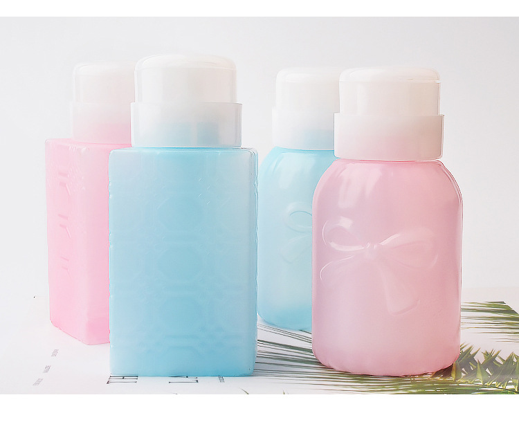 shanilak press bottle nail polish remover, alcohol press bottle, special nail tool with lock and leak-proof 250ml nail suction bottle, other nail care products pic 10