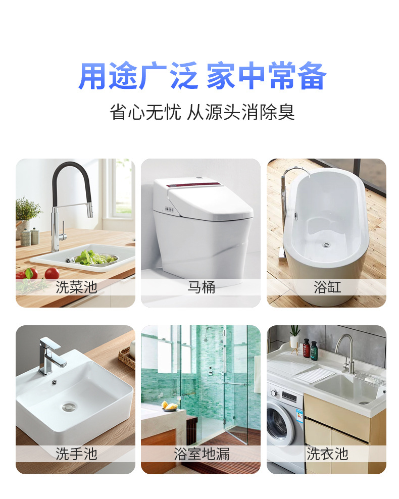 DISHILIN/蒂诗琳 通下水道管道疏通剂厨房油污强力溶解神器除臭详情8