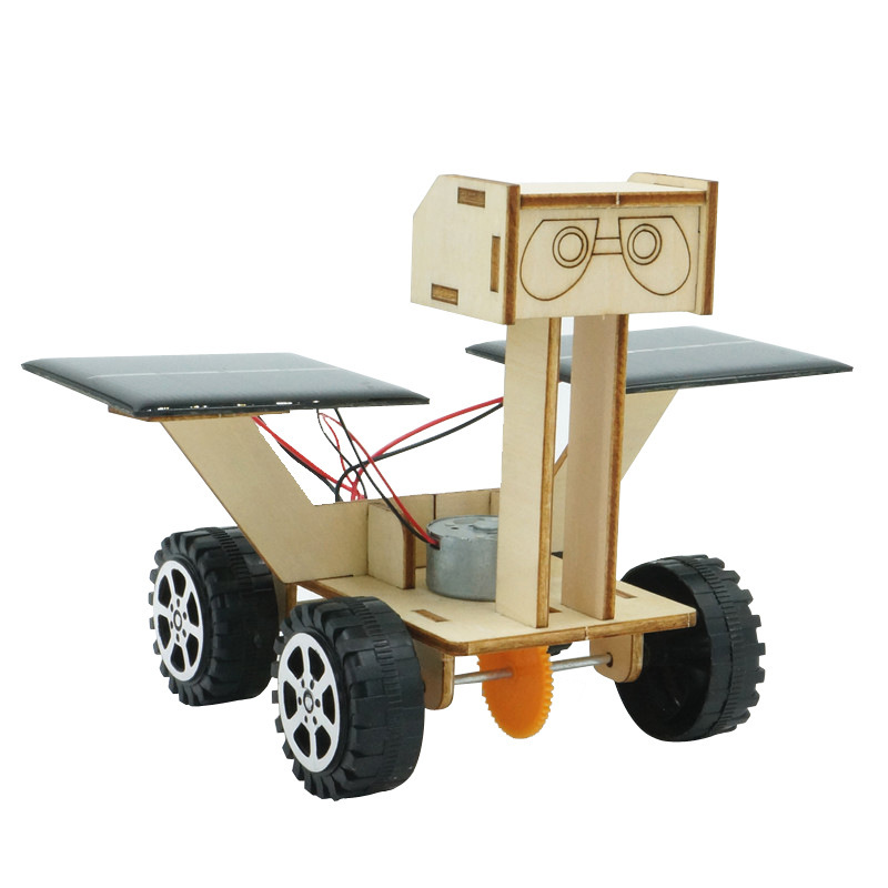 Tech gadgets DI handicrafts Solar-powered lunar rover, scientific and educational interactive handmade assembly toys pic 7