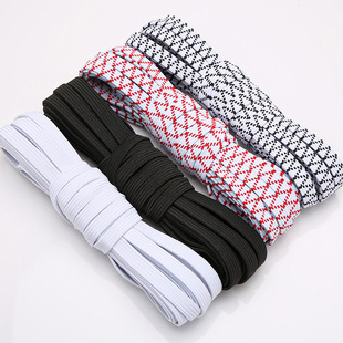 Wholesale thickened double-layer elastic bands, high-elastic latex lacing bands, flat loose tight ropes, plain weave elastic webbing, and clothing accessories pic 3