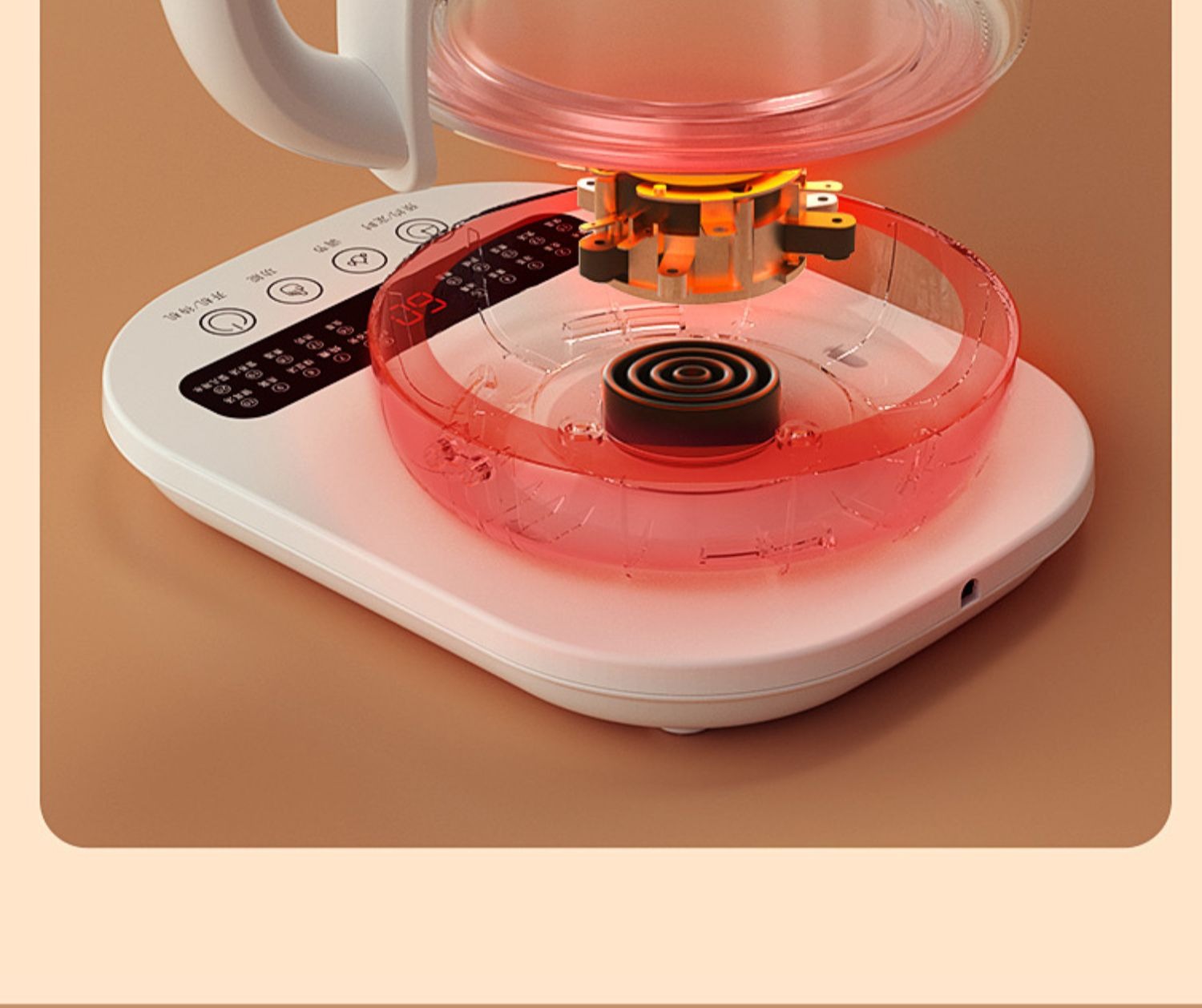 Zhigao health care kettle, fully automatic thickened glass multi-functional tea brewer, electric heating kettle, flower teapot and decoction kettle pic 18