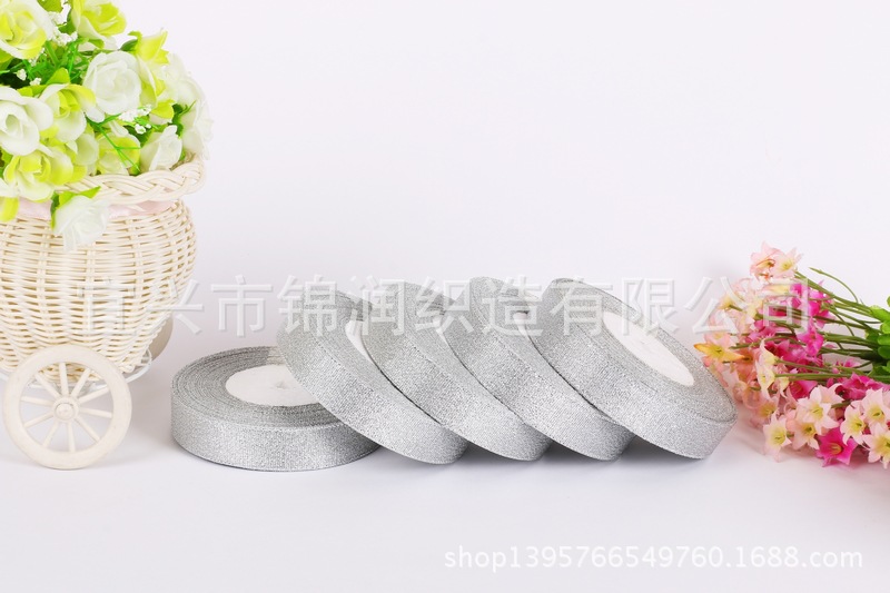 Jinrun /2CM Gold Onion Silver Ribbon Wholesale/Gift Ribbon Gift Box Packaging Ribbon/Satin Ribbon Cake Box Ribbon Wholesale pic 11