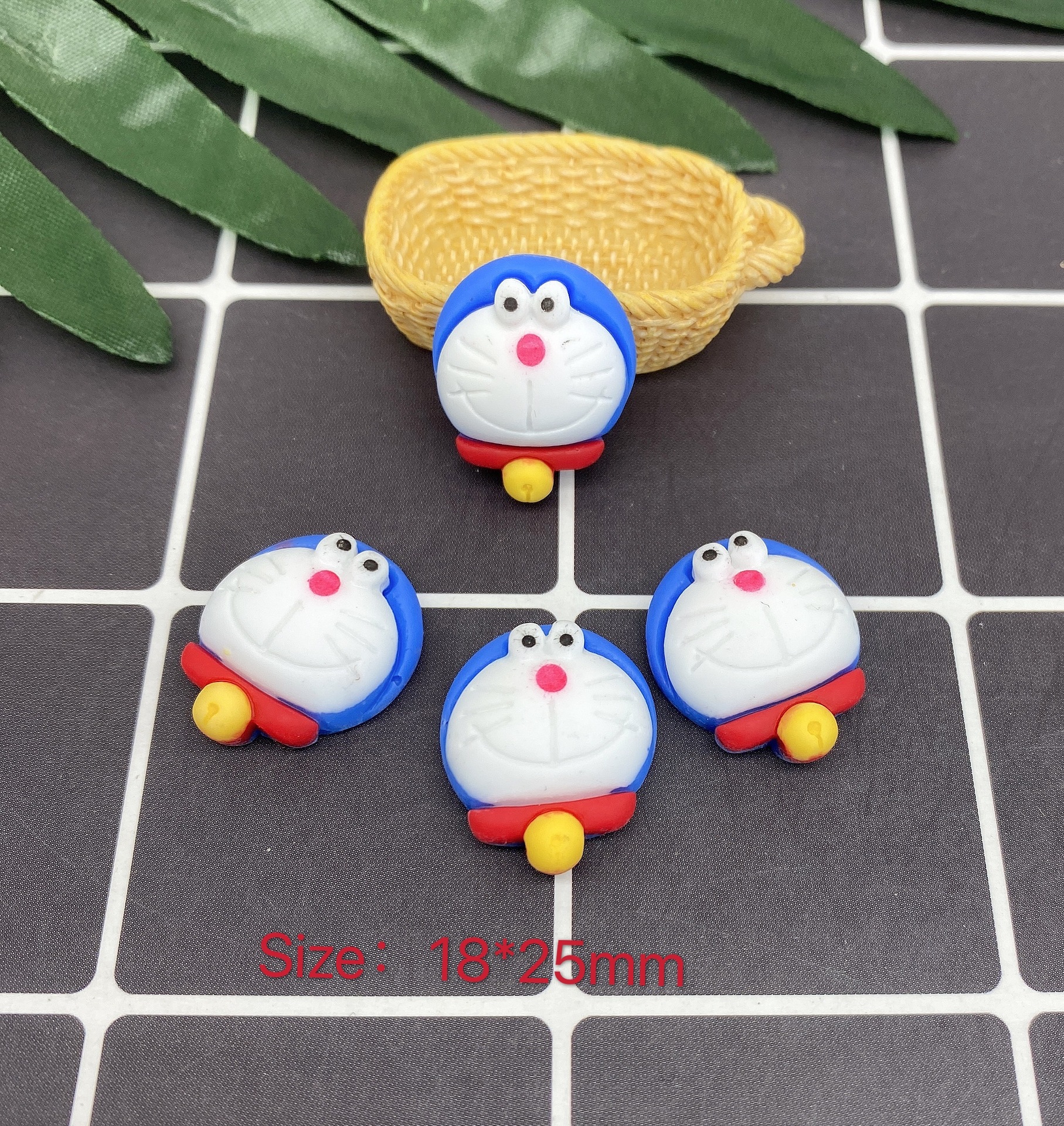 树脂配件饰品帽子贴片史莱姆内放DIY日韩风哑光笑脸厂家直销详情63