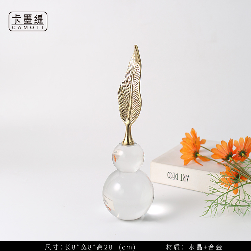 Creative crystal gourd ornaments, new Chinese-style living room, wine cabinet, study, office soft decoration and home decoration handicrafts, living room, wine cabinet, study, office opening gifts, home soft decoration ornaments pic 31