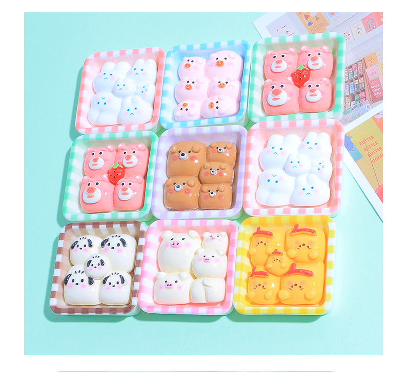 diy shiny animal plates, cream glue, homemade phone case materials, refrigerator stickers, resin accessories wholesale pic 10