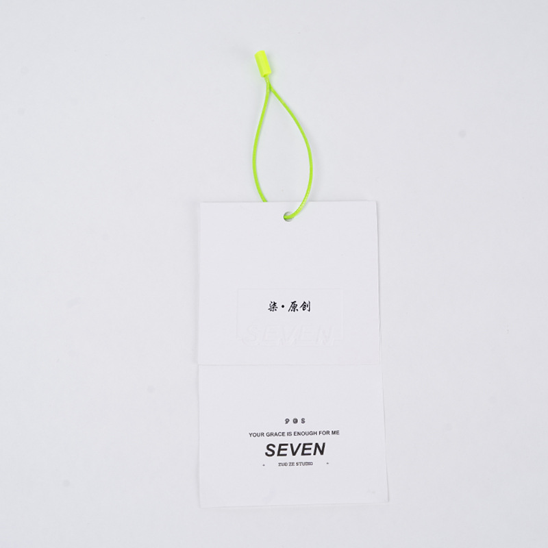 空白吊牌服装饰品吊牌 价格商标挂绳吊卡牛皮纸小卡片吊牌定制详情35