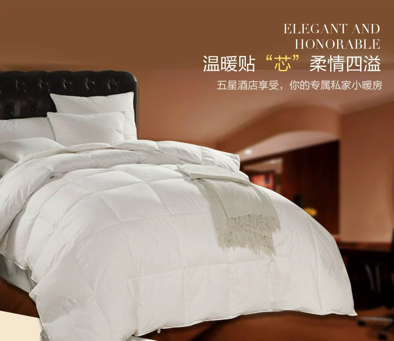 Shefan five-star hotel supplies duck down quilts, down quilt cores, thickened warm quilts pic 6