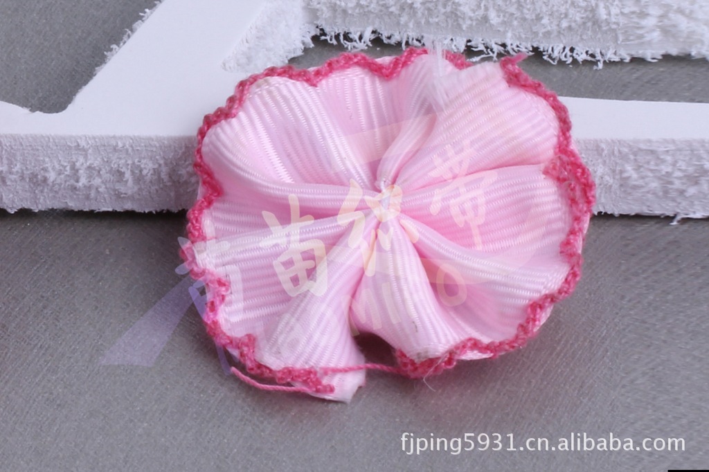韩款时尚紫色格子蝴蝶结diy手工饰品编织材料印刷彩色蝴蝶结织带详情17