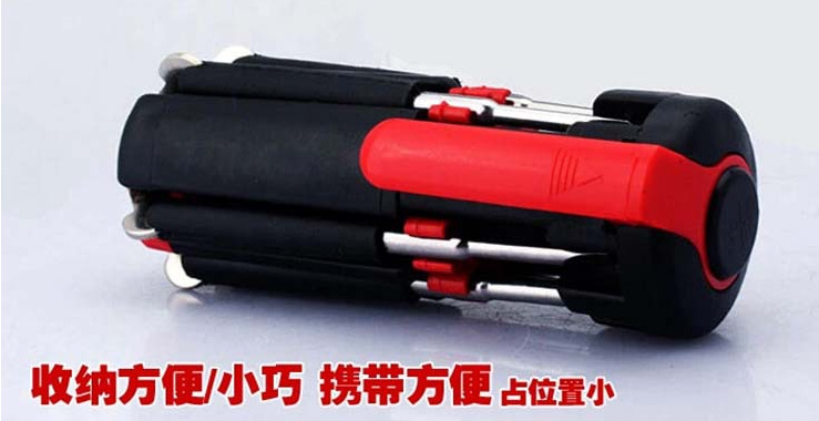 Factory direct sales 8-in-one exquisite gift, multi-functional manual screwdriver set for household tools pic 3
