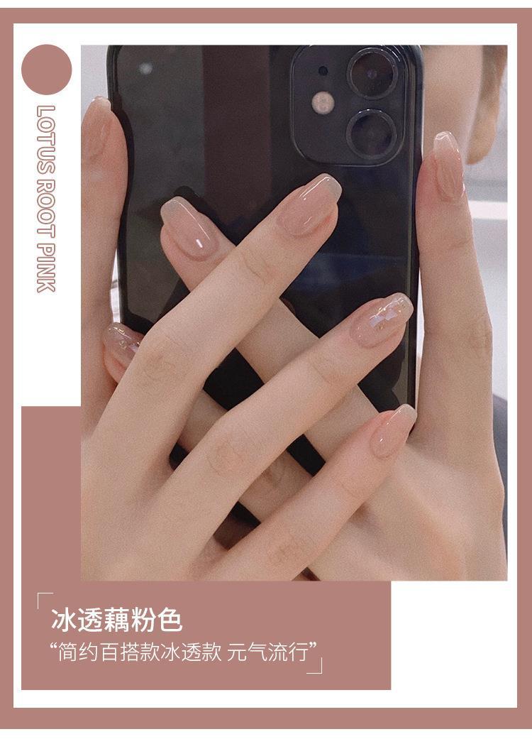 Wholesale of Baoshiman Nail Polish Gel 2022 New Model, a popular color-penetrating nail therapy glue for nail salons pic 21