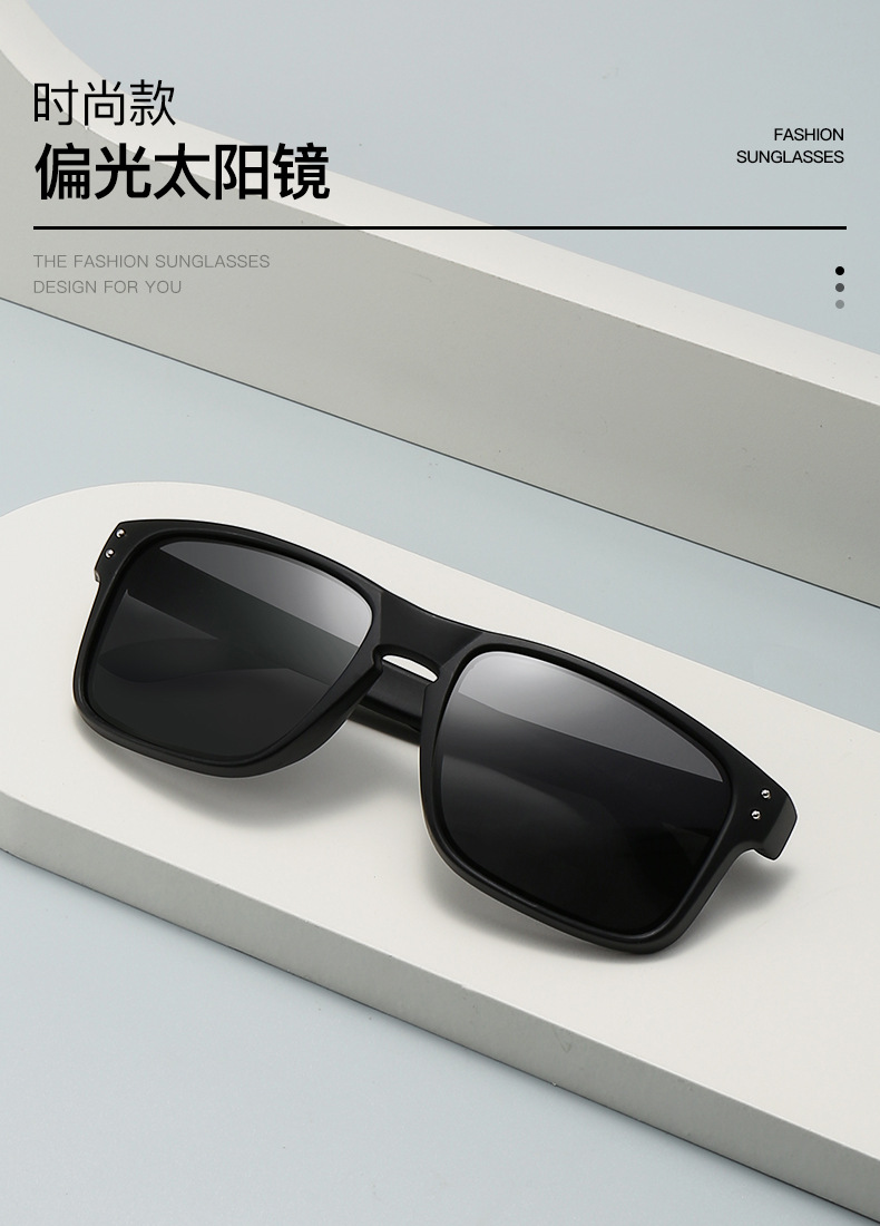 Classic best-selling polarized sunglasses, sports sunglasses for export, suitable for outdoor fishing, cycling and driving, unisex square frames pic 1
