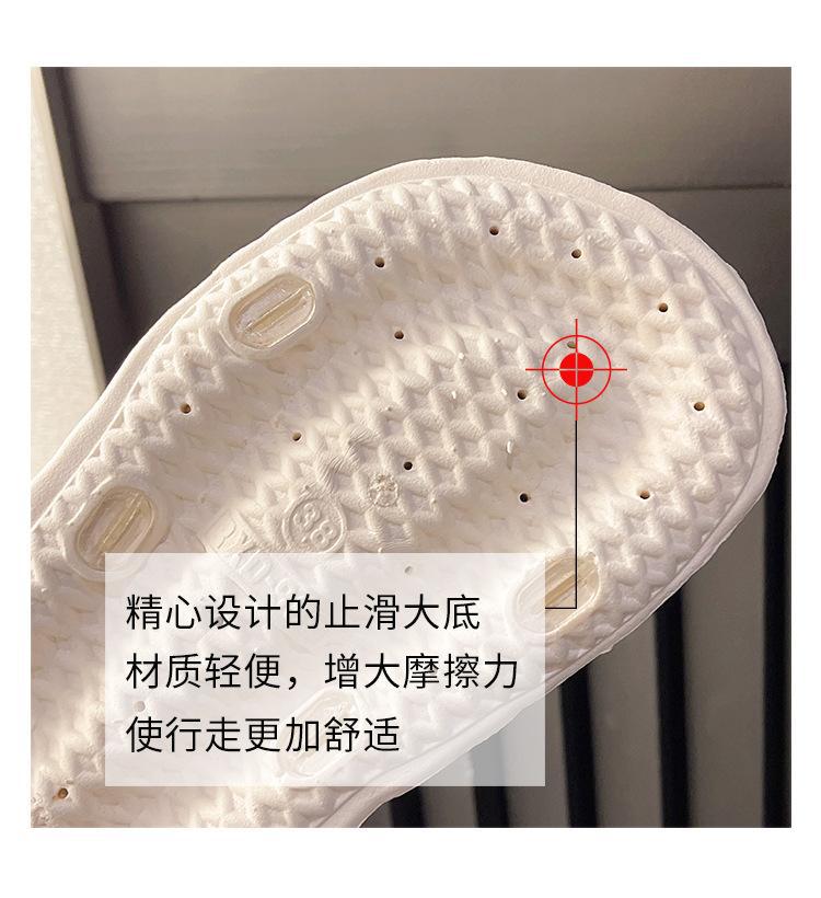 2023新款夏天外穿时尚凉拖一脚蹬鞋子蕾丝珍珠仙女凉拖鞋厚底软底详情19