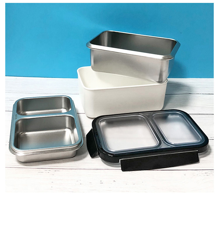 316 stainless steel food storage box, square lunch box, lunch box, refrigerator with lid, sealed storage box, fruit box set pic 33
