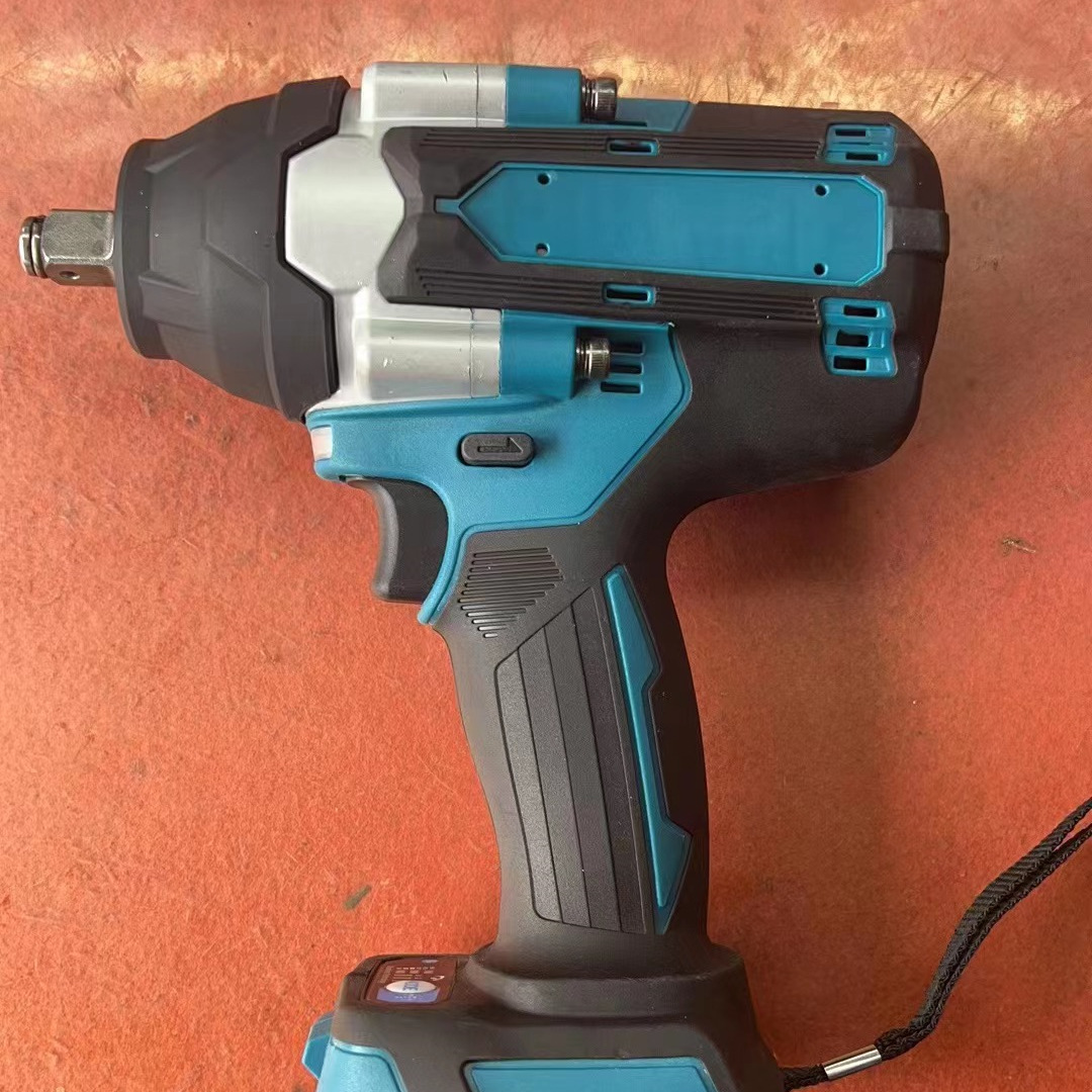 Brushless electric wrench with 700N high torque, lithium battery impact wrench, frame worker, electric air cannon, powerful heavy-duty auto repair pic 2