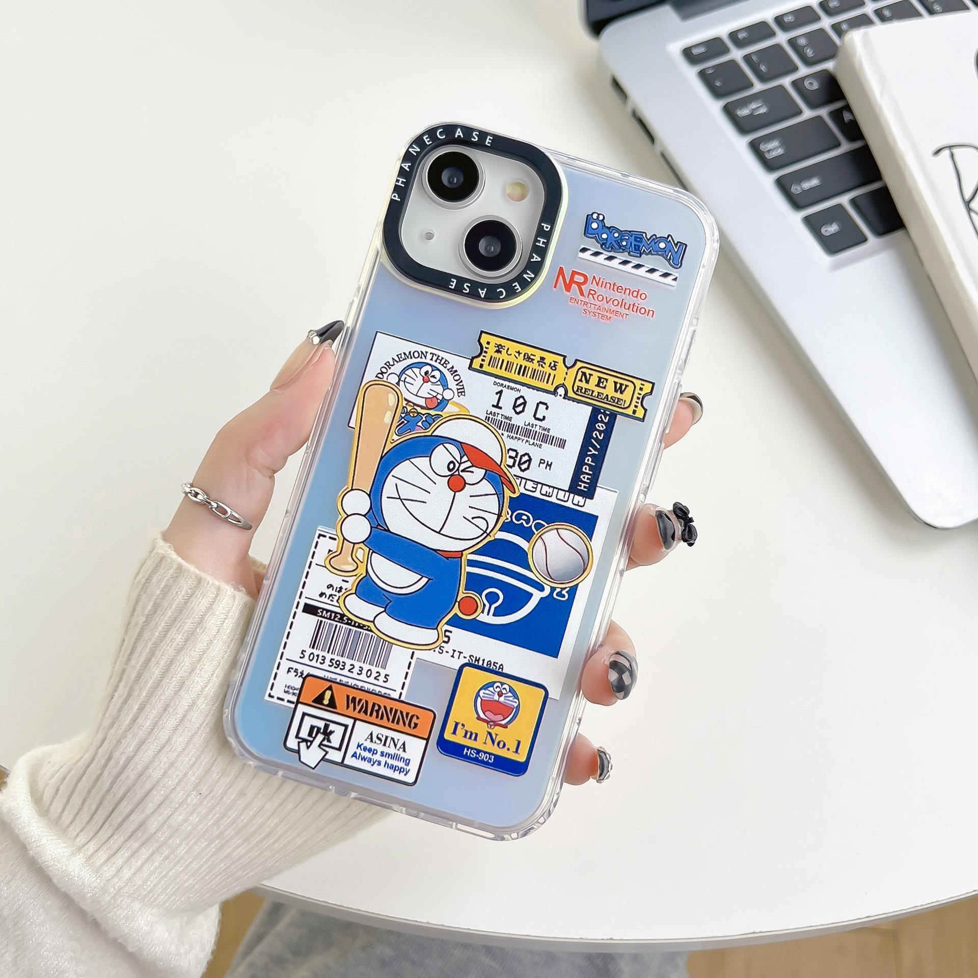 Laser Cartoon 14 is suitable for iPhone14Promax and iPhone 13Pro phone cases. 12 Personalized and 11 shockproof XSMAX pic 25