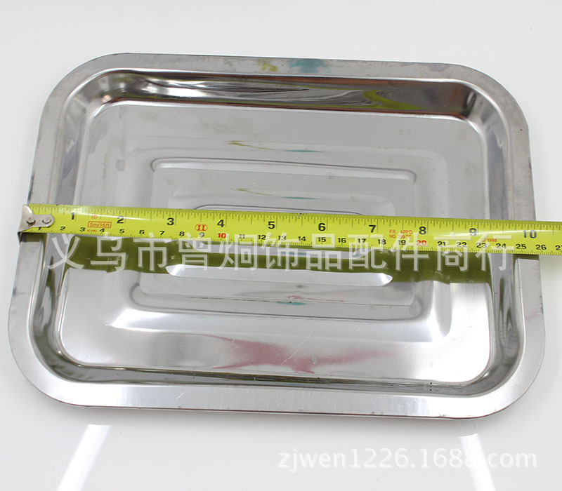 Stainless steel fruit plates, long plates, daily necessities plates, barbecue plates, wholesale for two yuan pic 8