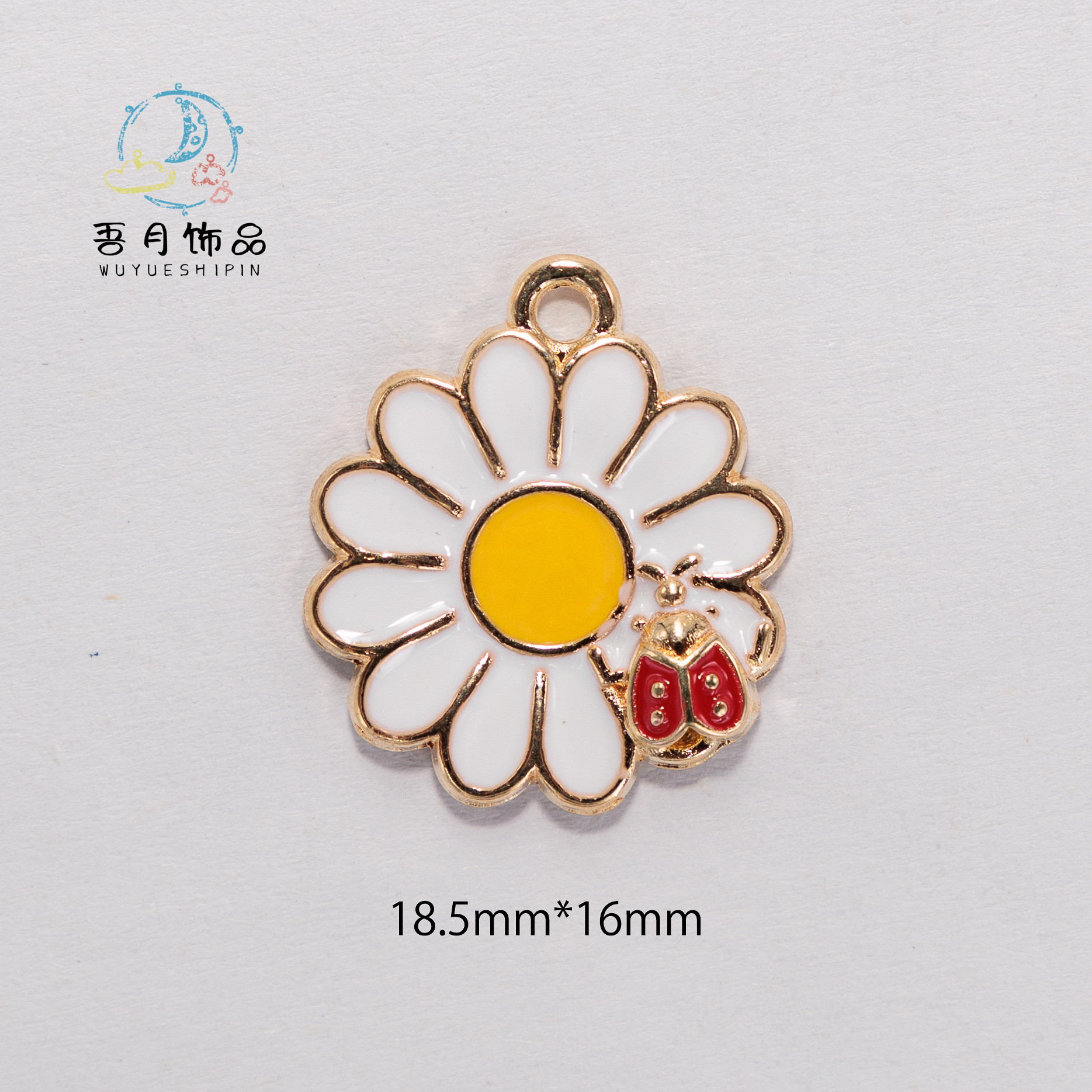 Daisy bracelets, necklaces, earrings, earrings, alloy oil-dripping accessories, handcrafted diy materials, accessories wholesale in Yiwu pic 2