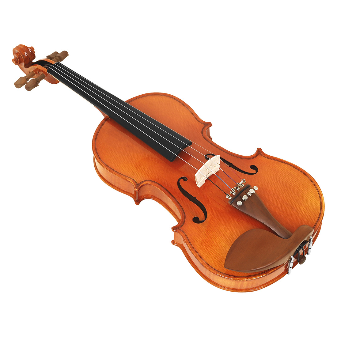 Wholesale handmade maple violin AV-609 natural tiger-patterned jujube wood violin for children and adults 4/4 popular violin pic 13