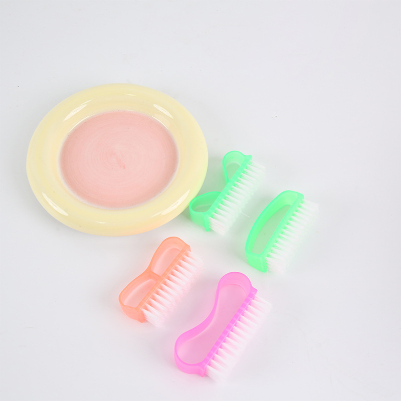 4PC card-absorbing shoe brush, clothing brush, multi-functional cleaning brush, household durable plastic brush pic 2