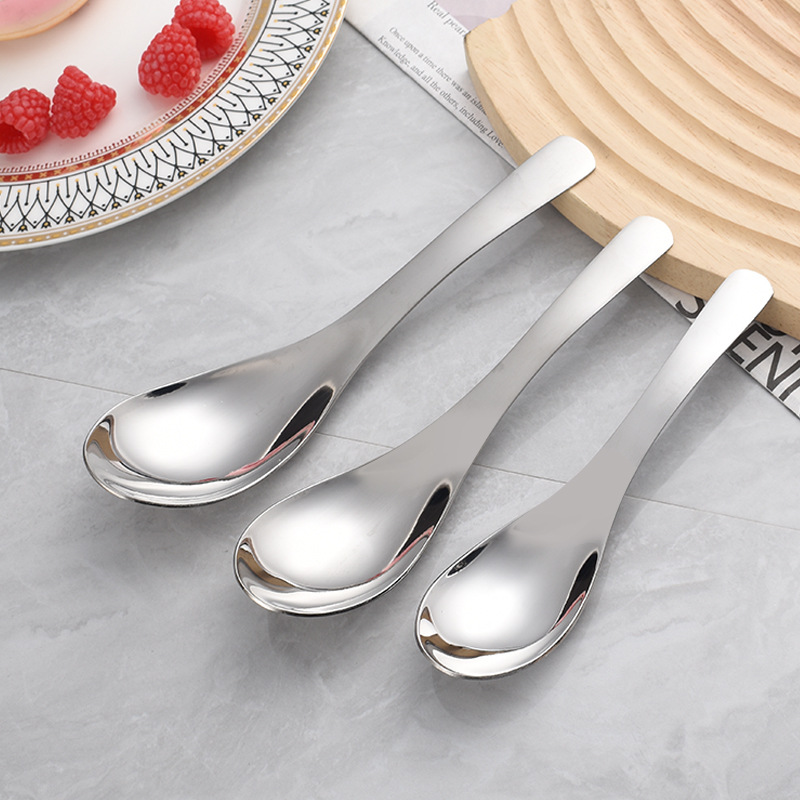 陶瓷柄不锈钢勺子高颜值创意卡通儿童西瓜勺家用咖啡冰淇淋雪糕勺详情4